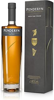 Penderyn Rich Oak Single Malt Welsh Whisky Gold Range Edition 46 ABV 70cl Award Winning Presented in a Premium Gift Box Crafted in Wales