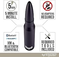 Vista 8 de Antena diseño de proyectil para camionetas Dodge RAM y Ford F150 Raptor.