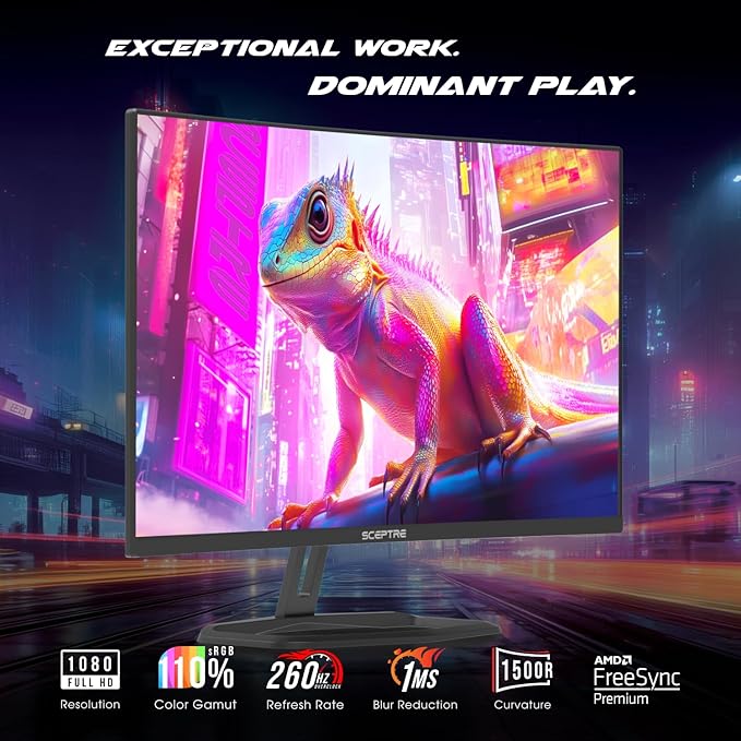 Monitor Curvo Gaming 32 Pulgadas Resolución Full HD 1080p miniatura 3