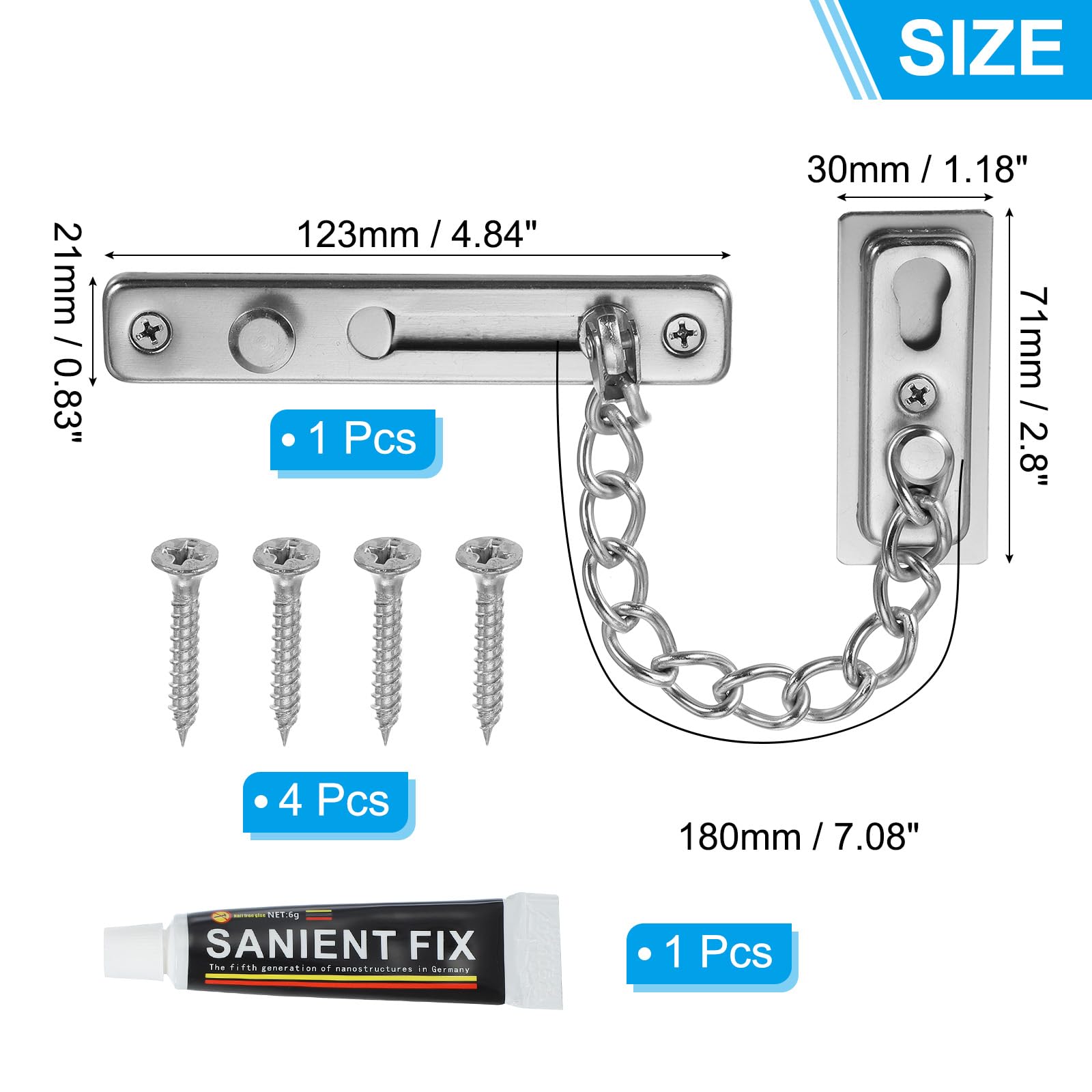 PATIKIL Door Chain Lock - Image 2