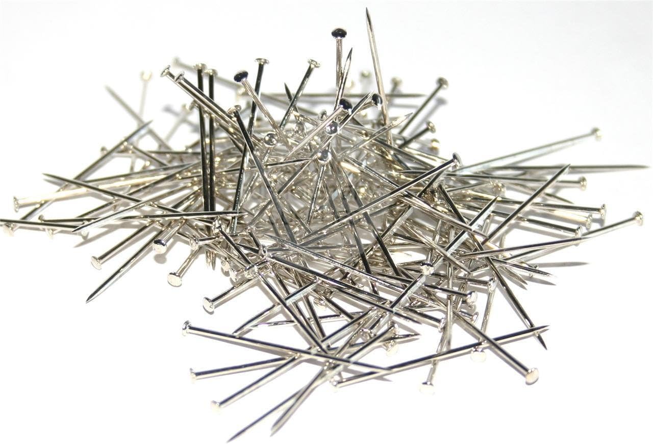 RAGE ACCESSORIES 200 x 25mm Dressmaking Pins in Perspex Box Tailoring Hemming Clothes Sewing