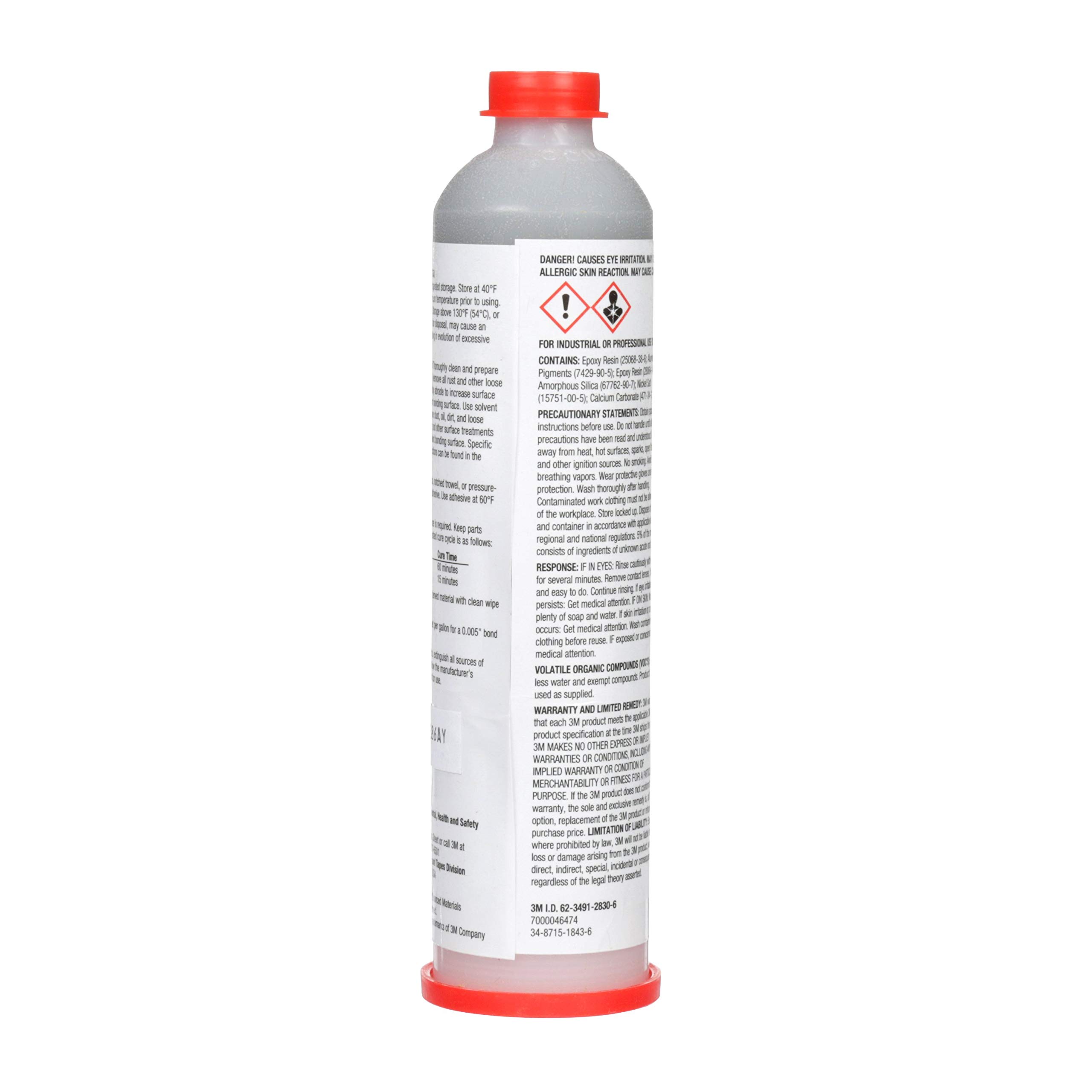 3M ScotchWeld Epoxy Adhesive 2214 HiTemp New Formula, Gray, 6 fl oz