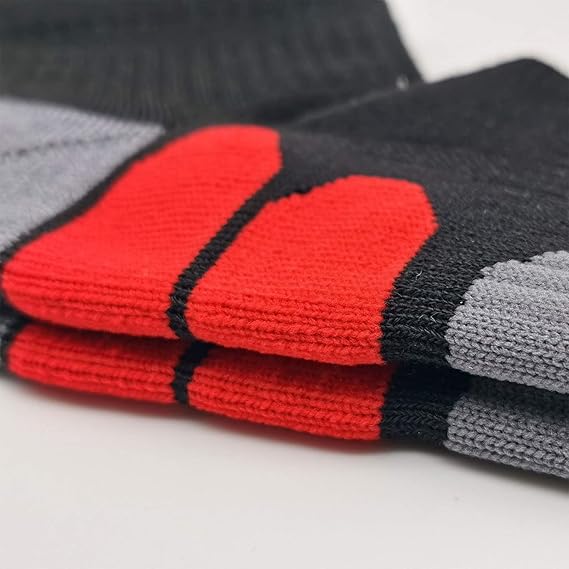 BERING Men's Performance Athletic Ankle Running Socks (6 Pairs)
