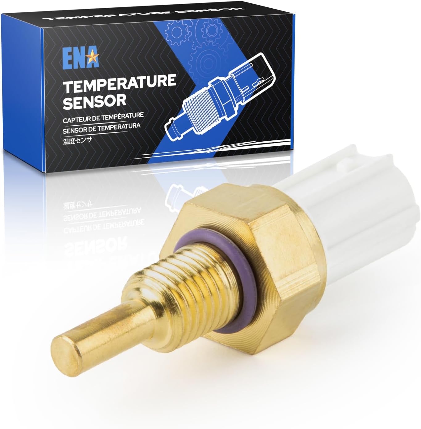 ENA Engine Coolant Temperature Sensor Compatible with Honda Civic Accord S2000 Acura TSX 1.8L 2.4L l4 2005 2006 2007 2008 2009 Replaces TX218 12581527 37870PNA003 37870RAAA01 TX140