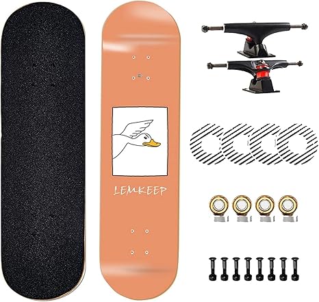 Amazon Co Jp スケートボード コンプリート さまざまなライディングスタイル クルージング 通勤 トリック フリースタイルのすべてのレベルのライダーに適しています 滑らかでスピーディーなライド 子供から大人までも使えるスケートボード 初心者には最適なスケボー