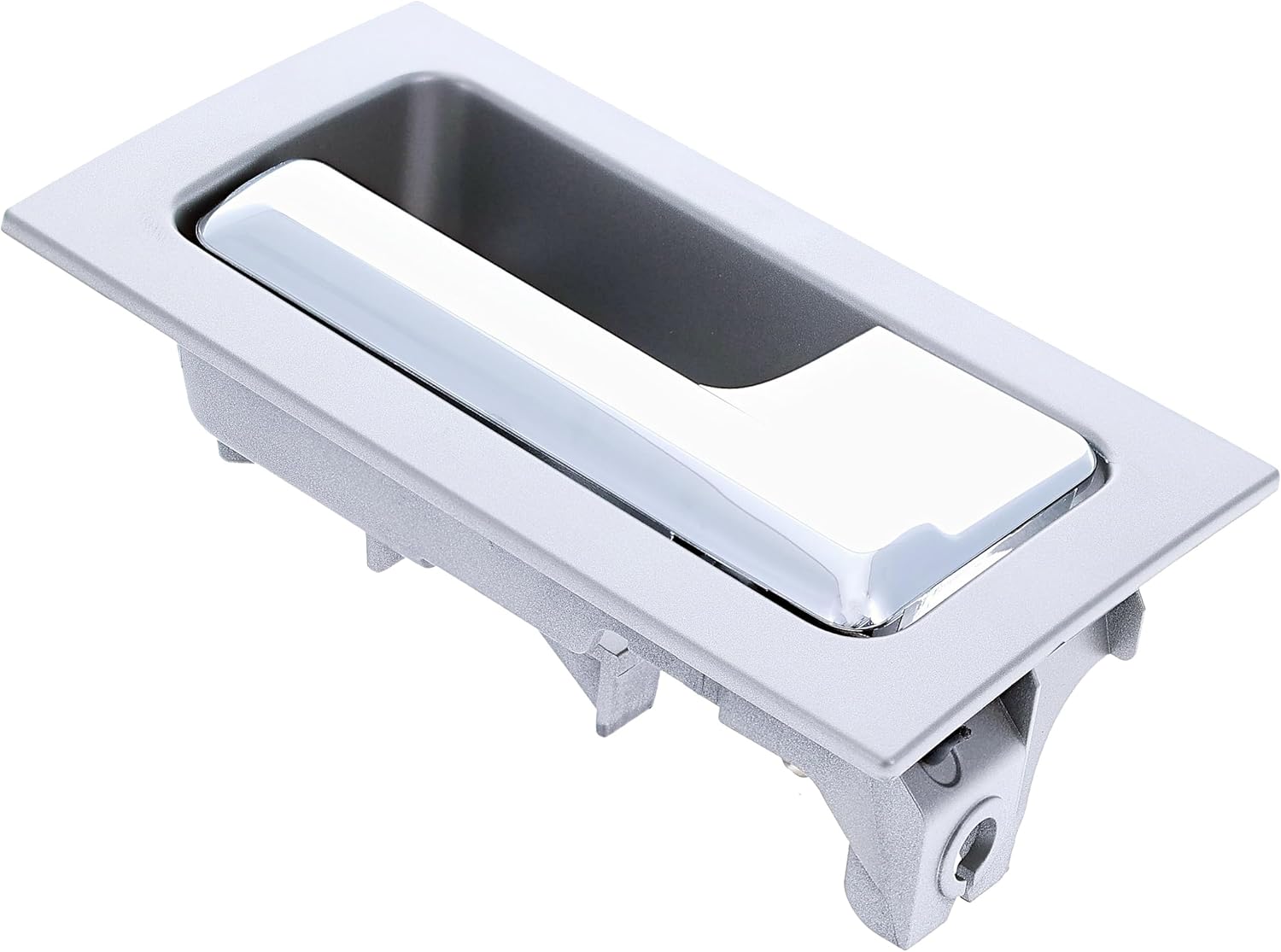Dorman 90825 Interior Door Handle Compatible with Select Ford / Lincoln Models, Chrome Lever; Gray Housing