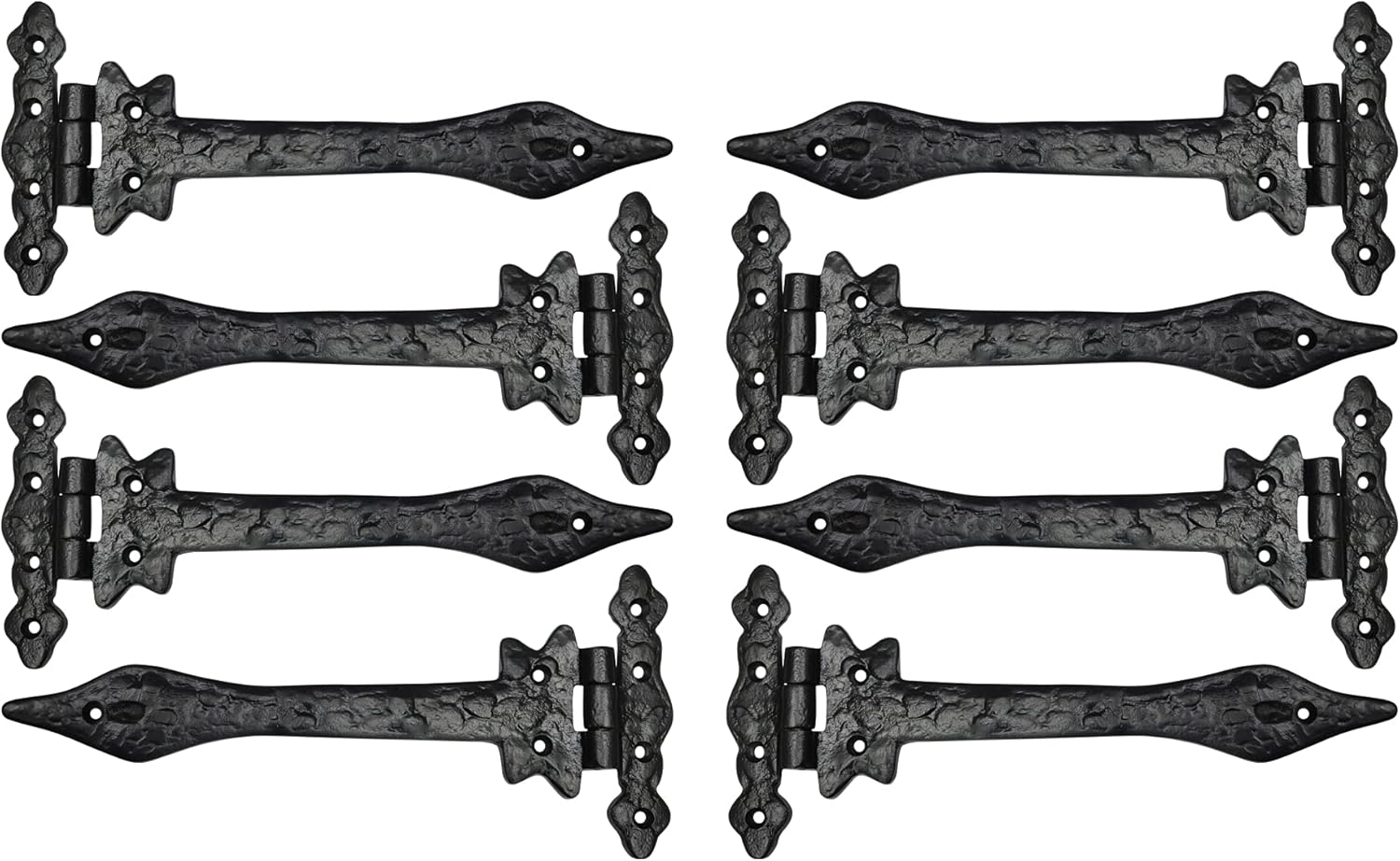 Akatva "Olenyok" T Hinge Set 8 Pieces Heavy Duty Gate Hinges for