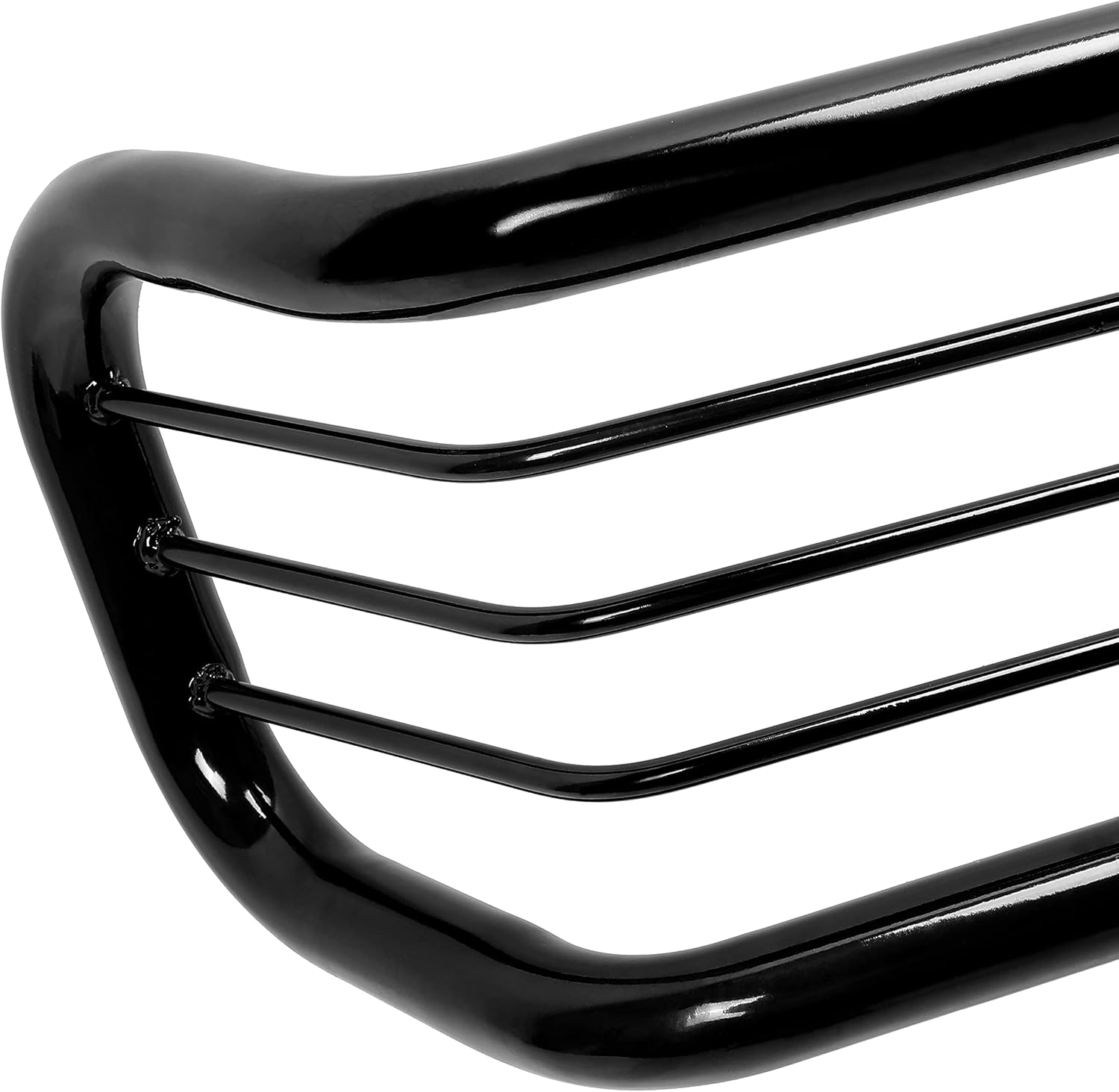 KUAFU Front Bumper Brush Guard Compatible with 2001-2004 Nissan Frontier Grille Guard Bumper Protector Steel Powder Coated Black