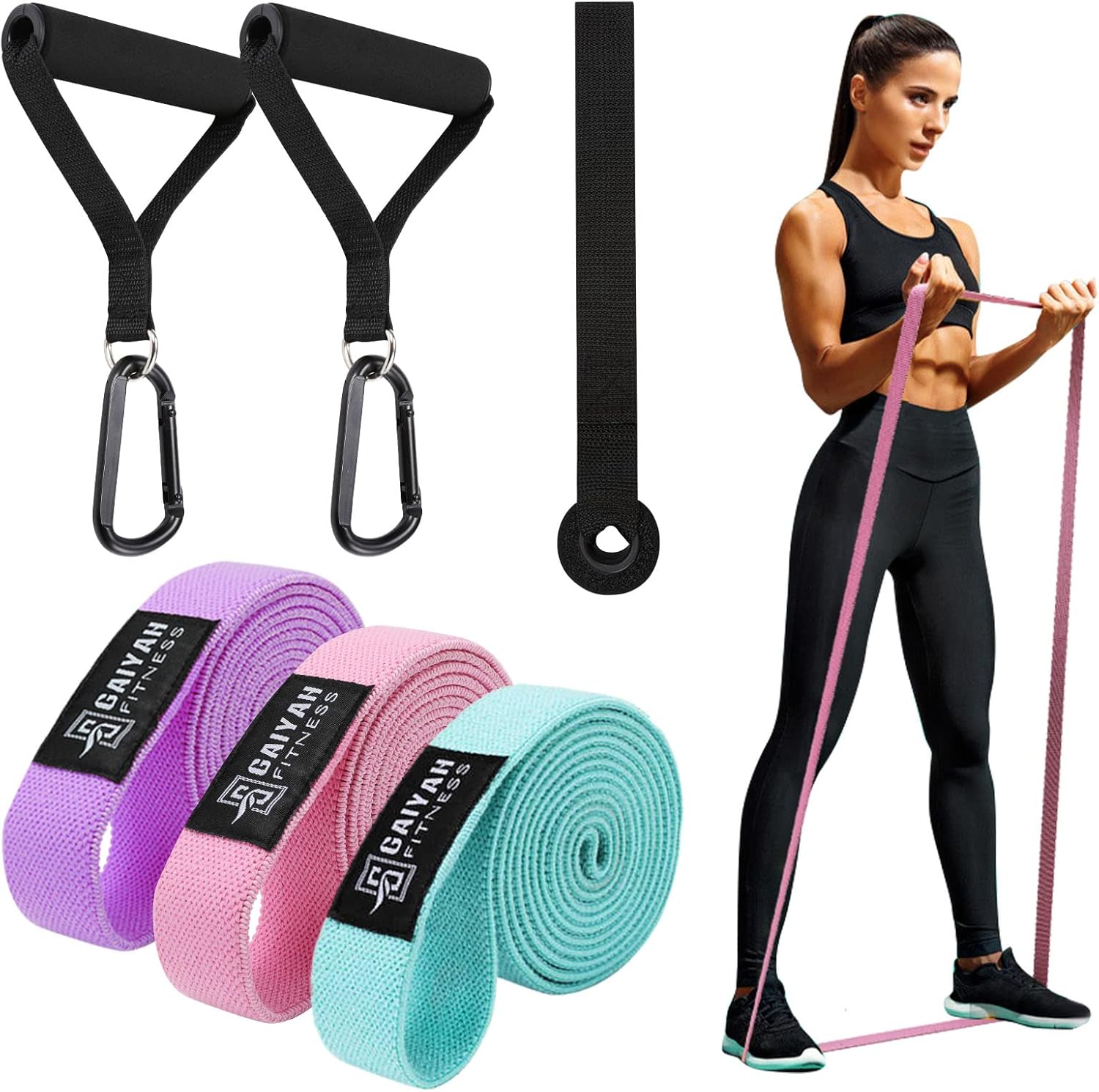 Long Resistance Bands for Exercise, Pull Up Bands for Working Out Pull