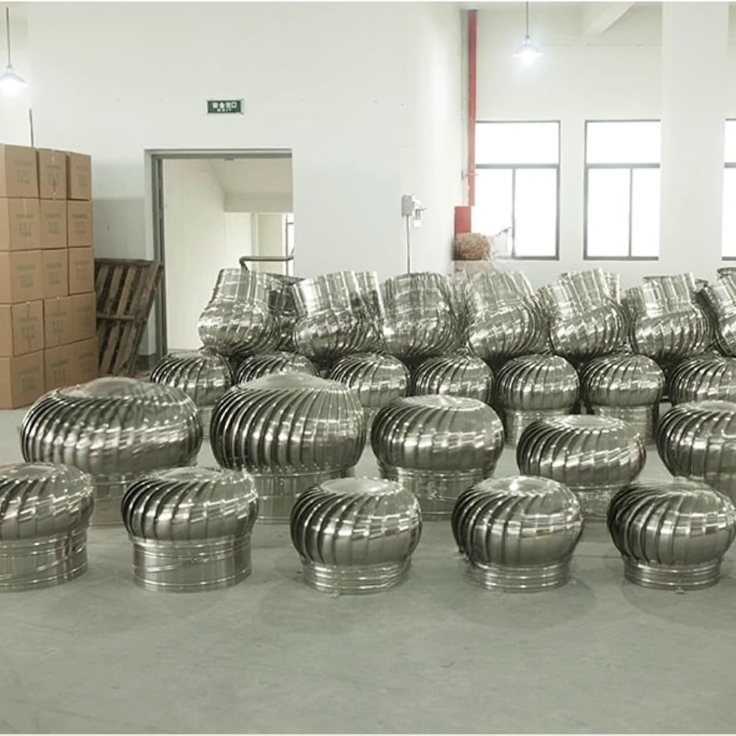 Roof Vent Covers, Stainless Steel Vent Covers, ventilators, Chimney Hoods, Rotary Vents, Energy Saving(250mm/9.8in)