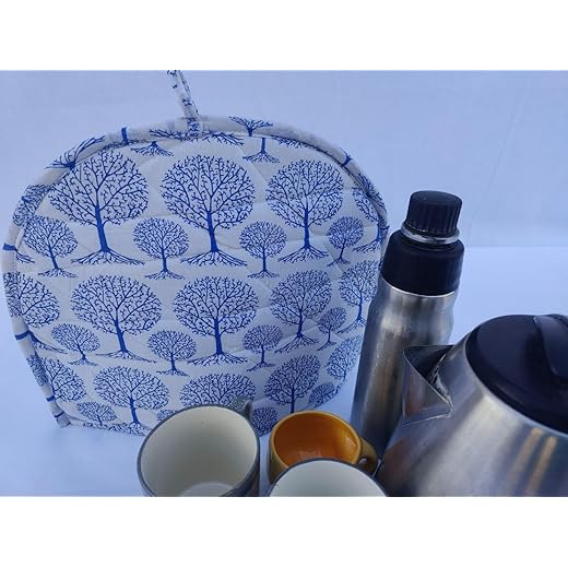Malan Bai Mandala Tea Cozy Cover Hand Block Winter Tea Cozy