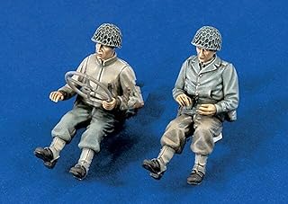 1/35 WWII US Soldier Resin Figure Kit Miniature Resin Model Kit // 6L7-5 (unassembled and unpainted) (2 Persons)
