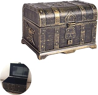 Ahagut Coffre Au Tresor Pirate Coffre Au Tresor Boite De Rangement Transparente Grand Coffre Pirate Pour Anniversaire Mariage Ou Soiree A Theme Caisses Et Coffres De Rangement Paniers Et Boites De Rangement