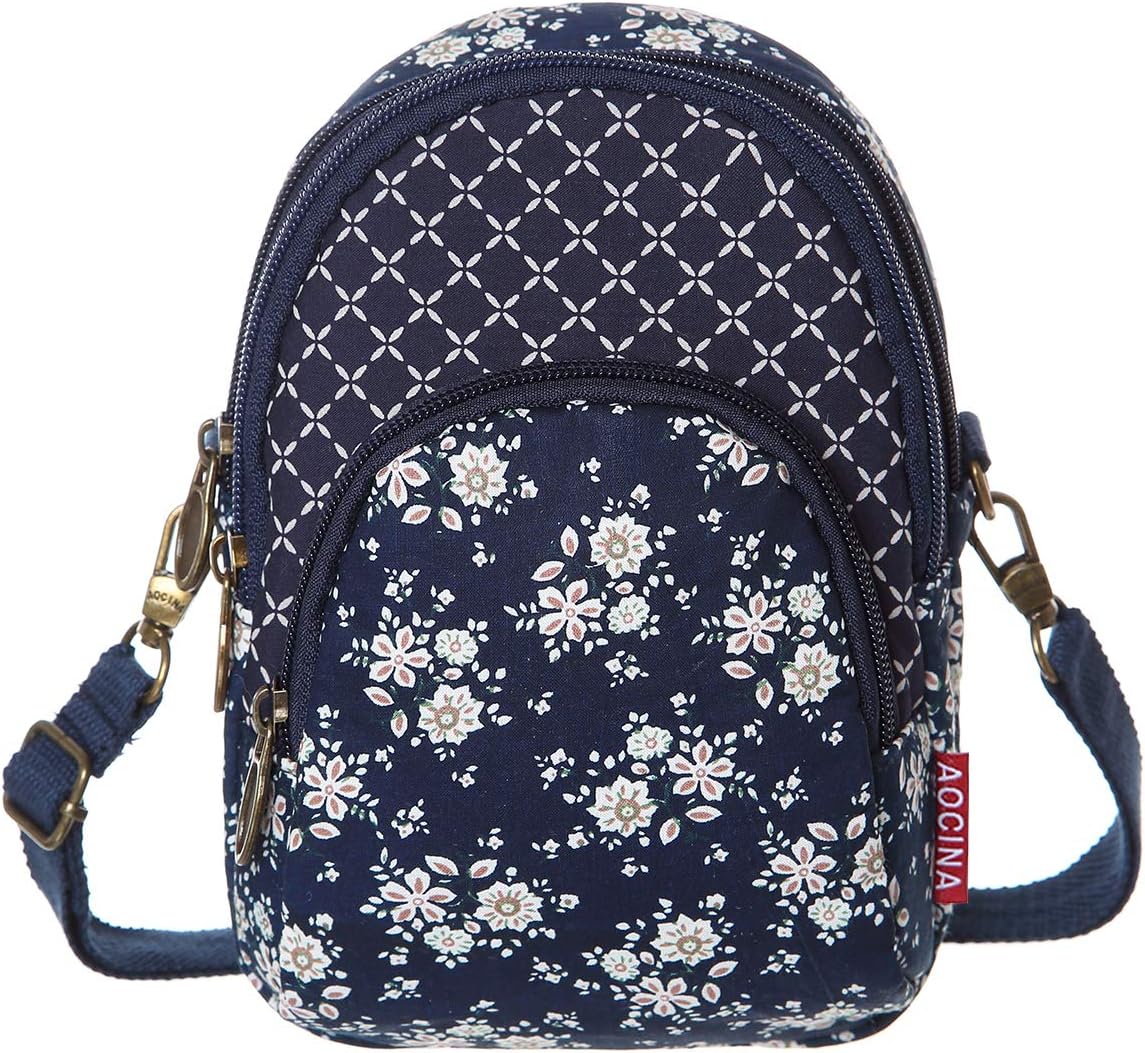 AOCINA Blue Denim Jean Purse Handbag Small Denim Crossbody Purse Shoulder Bag for Teen Girls Women(Blue)