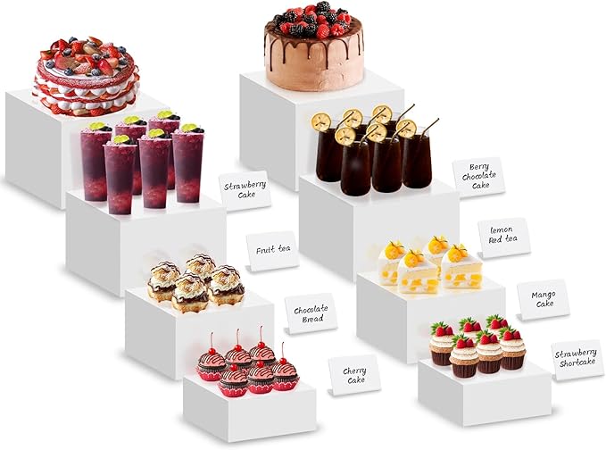 Amazon.com: COHVV Buffet Risers, 8Pcs Dessert Table Display Set ...