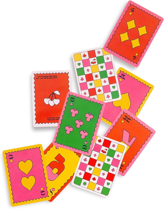 Baraja de póker impermeable ban.do 52 cartas con estuche miniatura 3
