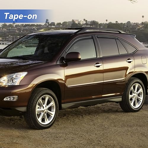 Miniatura 156 de Visores protectores de lluvia para ventana, deflectores de viento de canal exterior