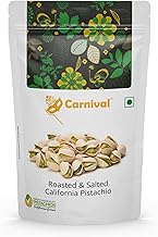 Carnival California Roasted and Salted Pistachio | Packed with Protein, Fiber and essential Nutrients | Inshell Pista | Dry fruits and Nuts | Vegan Healthy Snack | 250 Gms