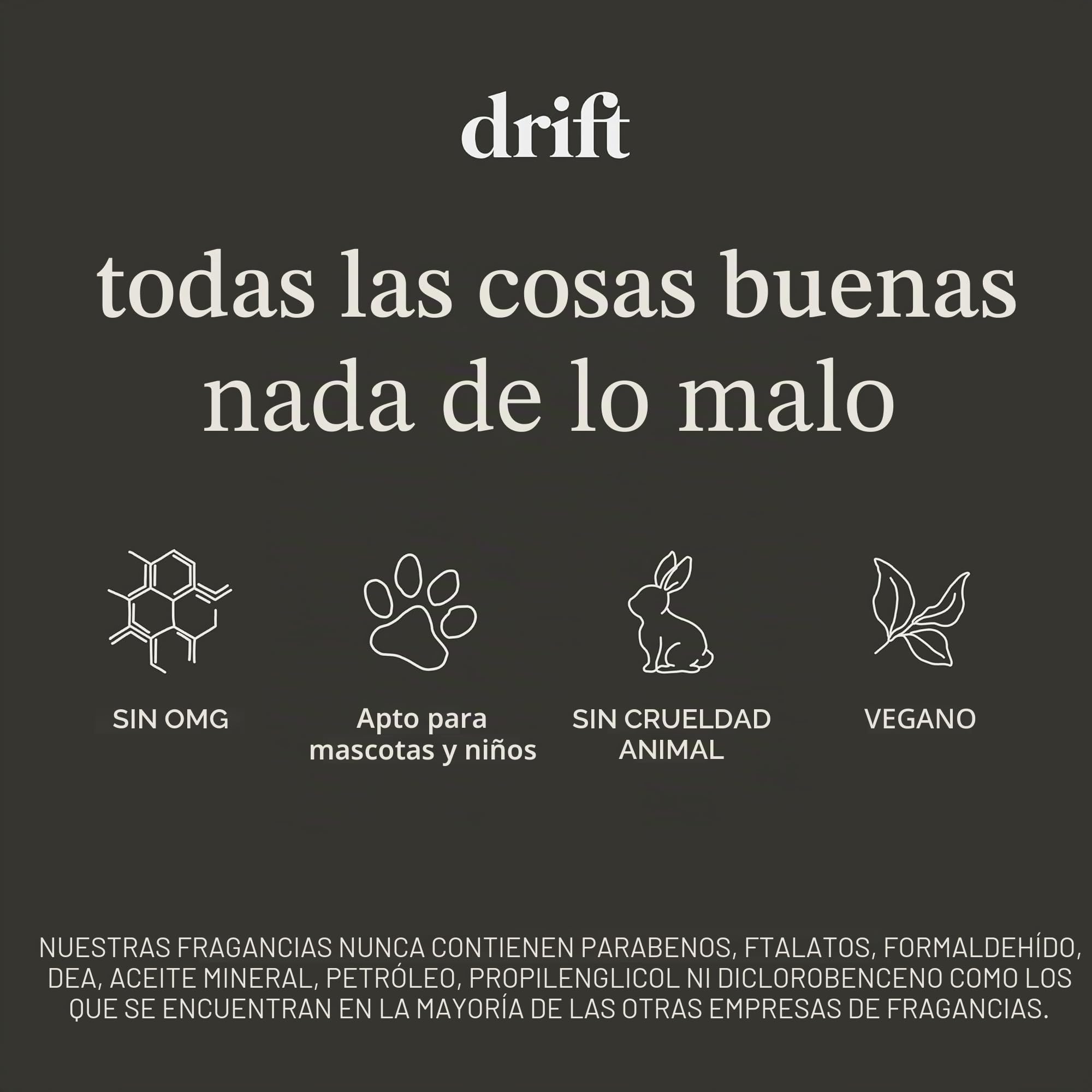 Drift Ambientador para coche, ambientador de madera original, eliminador de olores de coche, aroma de larga duración, clip de metal, aceites esenciales, ingredientes limpios, aroma a pino, paquete de
