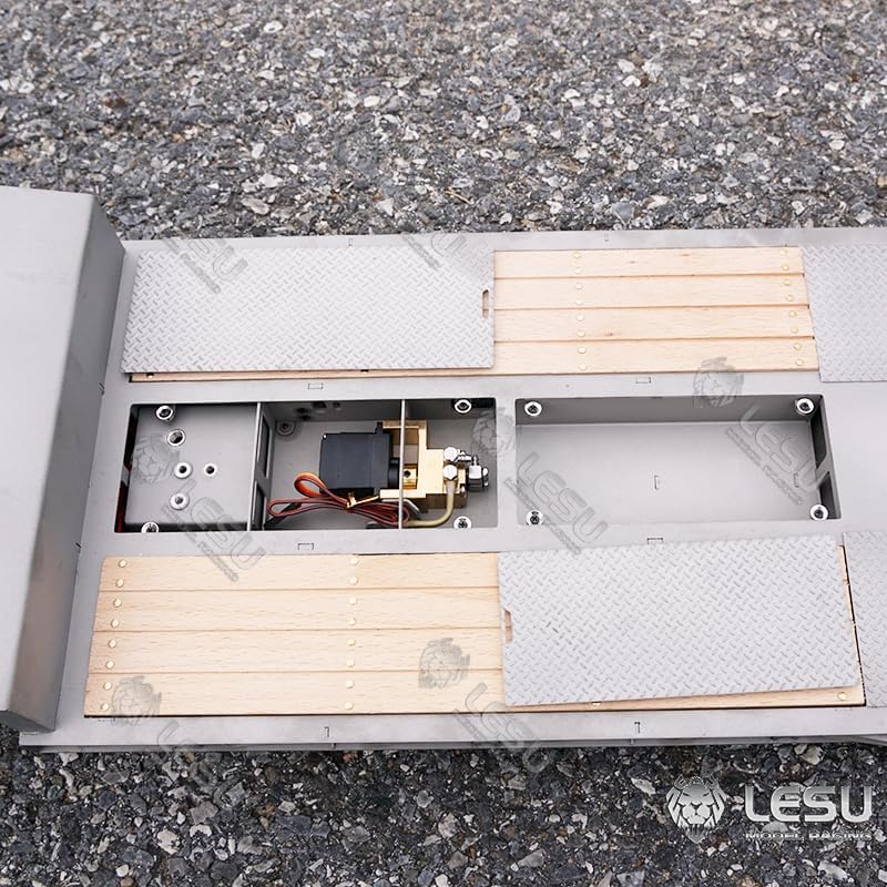 LESU wheelfun US in Stock, Metal Trailer Lifting Model Hydraulic Pump Valve ESC for Dumper Motor ESC Reversing Valve Lifting Electric Legs