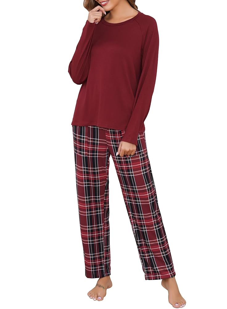 Pigiama Donna Lovasy Manica Lunga Con Motivo A Pois - Set Due Pezzi In Rayon - Foto 9