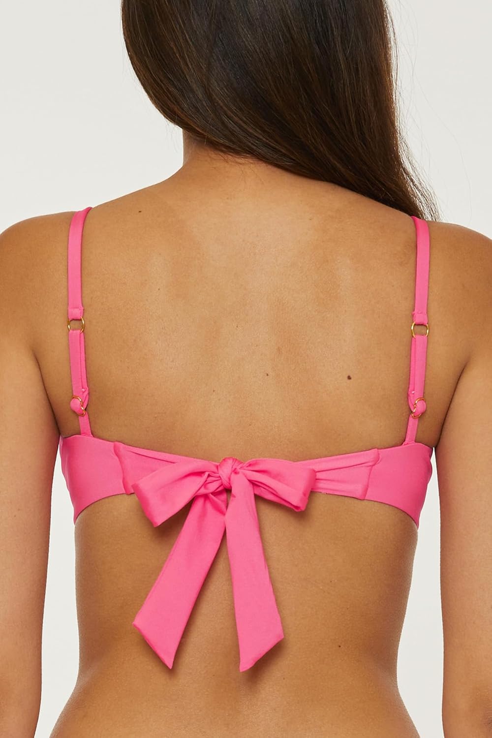 Trina Turk Womens Monaco Twist Underwire Bikini Top, Adjustable, Tie Back, Swimwear Separates for Women - Image 3