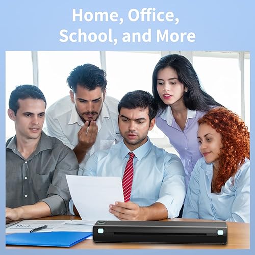 Miniatura 9 de Itari Impresora portátil inalámbrica para viajes, nueva M08F-Letter Bluetooth Impresora móvil compatible con 8.5 x 11 pulgadas, letra de EE. UU.,