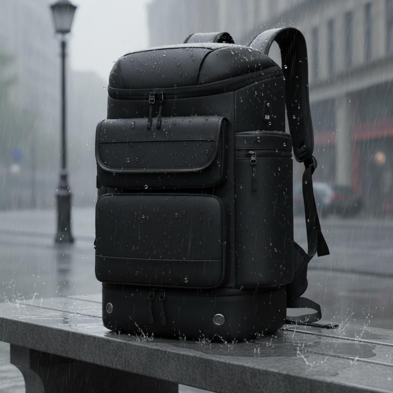 Zaino Porta Laptop Capiente Zaino Grande Scomparti Multipli Accessorio da Viaggio per Lavoro, Standard, Verde, Verde Scuro