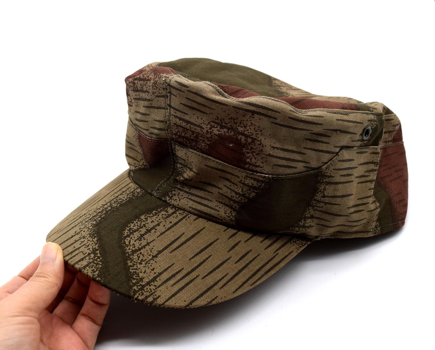 Replica Camouflage WWII German TAN&Water Swamp Camo Field Cap Hat
