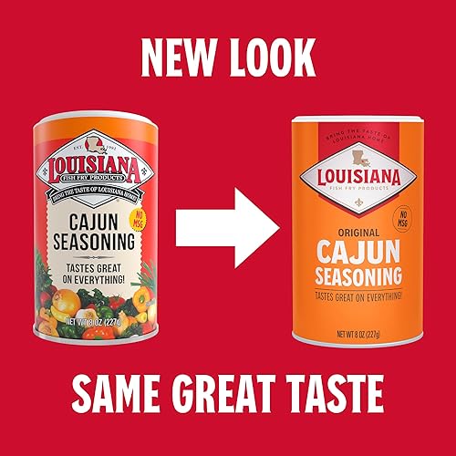 Miniatura 7 de Louisiana Fish Fry Condimento cajún de 8 onzas paquete de 2