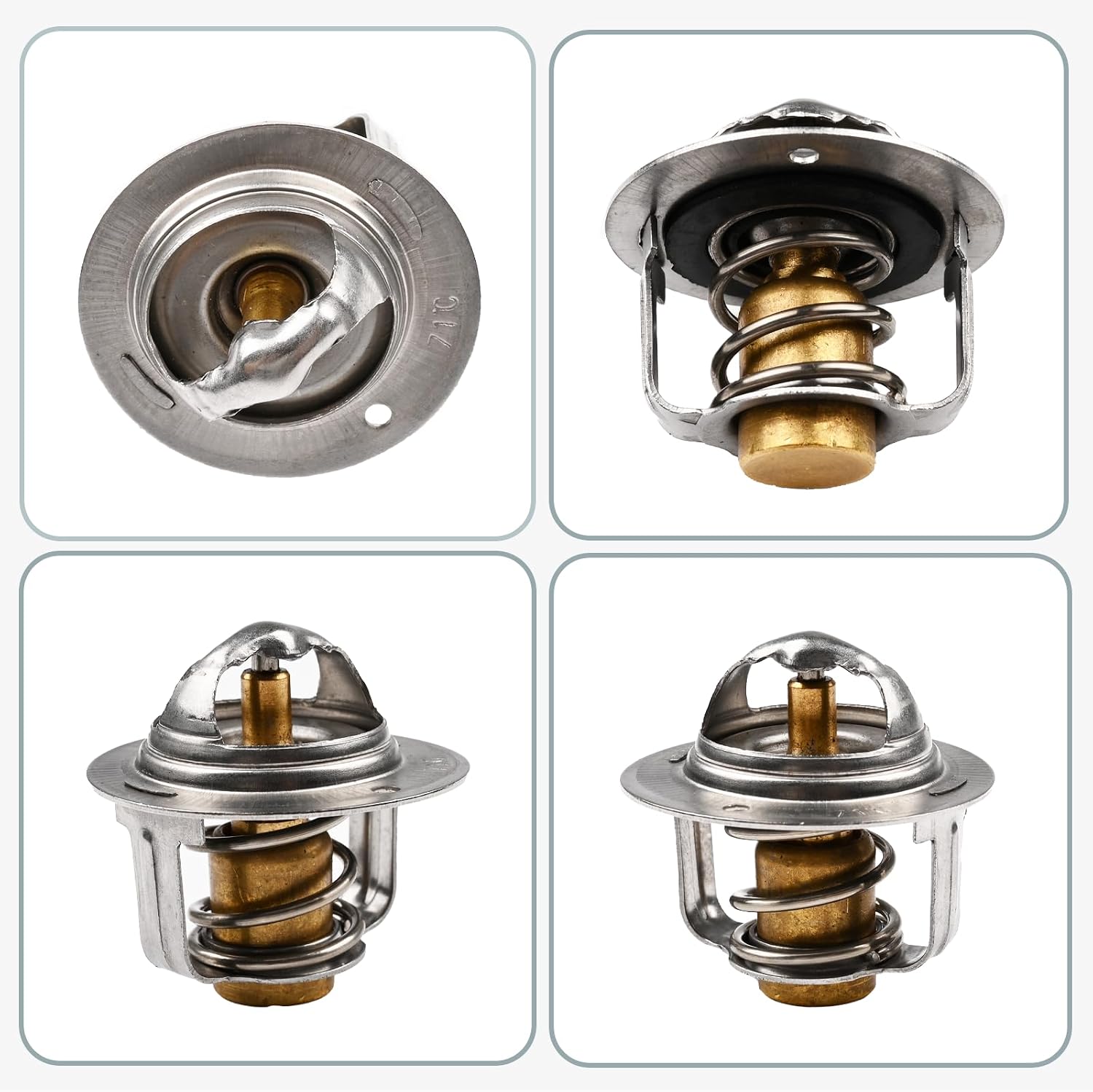 Thermostat for Yamaha Grizzly 700 Kodiak 700 Viking 700 Viking VI 700 & Kawasaki 454LTD KFX700 Teryx800 Vulcan500, Replaces 1XD-12411-00-00 49054-1055