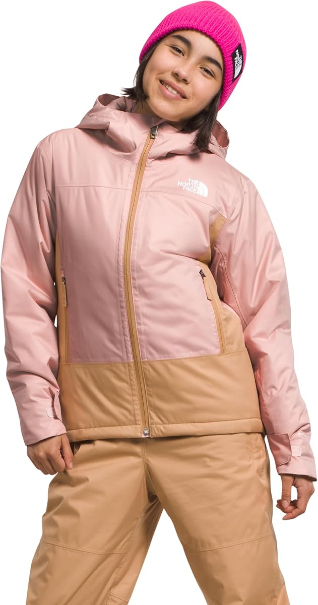 THE NORTH FACE Girls' Freedom Insulated Jacket, Pink Moss, Small