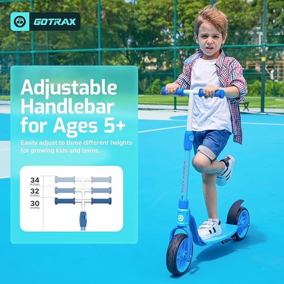 Gotrax KS8 Kids Kick Scooter, Big 8 Wheels for Boys & Girls Ages 5+