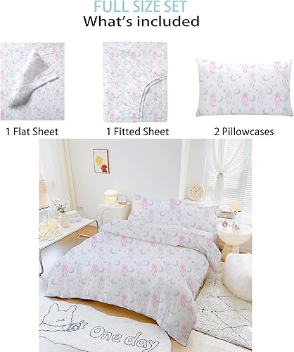 Miniatura 10 de Juego de sábanas tamaño individual  Juegos de sábanas y fundas de almohada para niños  Sábanas individuales para niños y niñas, sábana bajera,