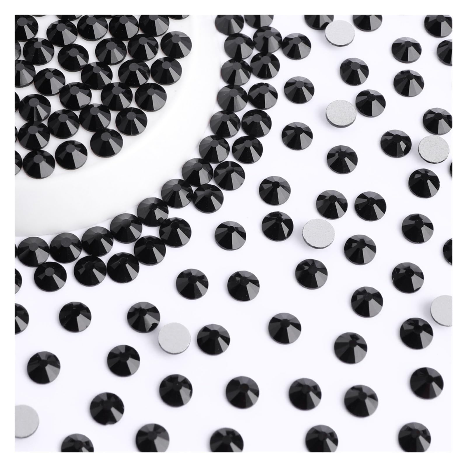 Glass Nail Art Rhinestones Glitter Round Flatback Crystal SS6 SS20 Manicure