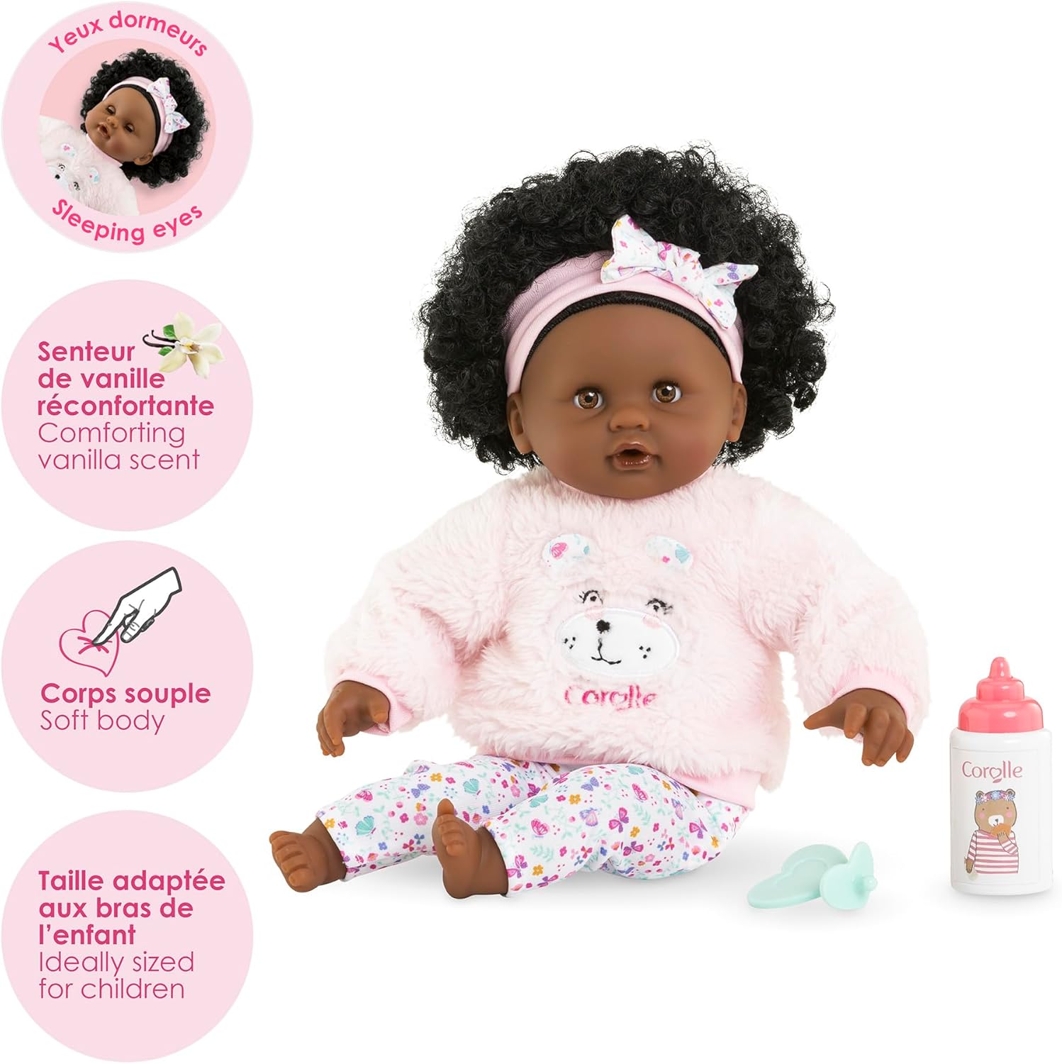 Corolle - My First Doll, Baby Calin Caroline, 30 cm, from 18 Months, 9000100820