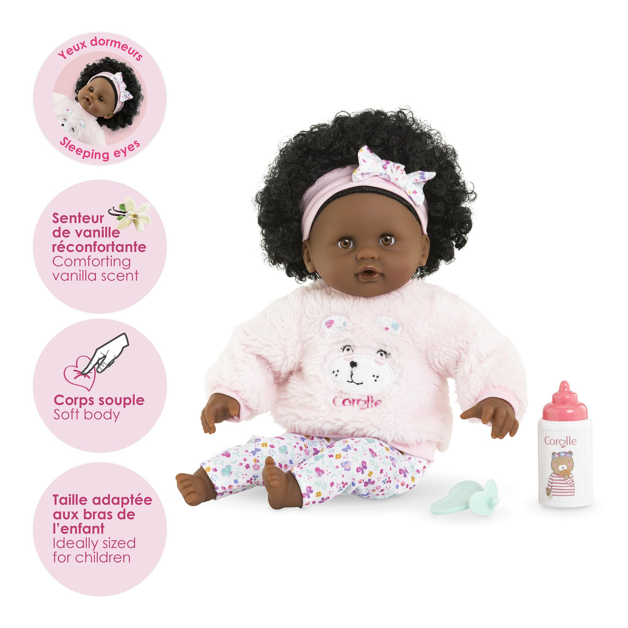 Corolle - Meine erste Babypuppe, Baby Calin Caroline, 30 cm, ab 18 Monaten, 9000100820