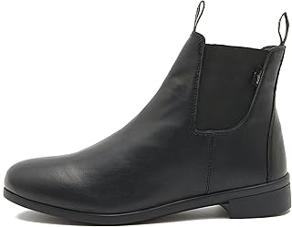 Saxon Syntovia Adults Horse Riding Jodhpur Boots - Black