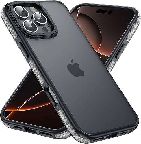 Miniatura 730 de Funda para iPhone 12, a prueba de golpes, para iPhone 12 Pro, protección contra caídas de grado militar, parte trasera dura, delgada, translúcida