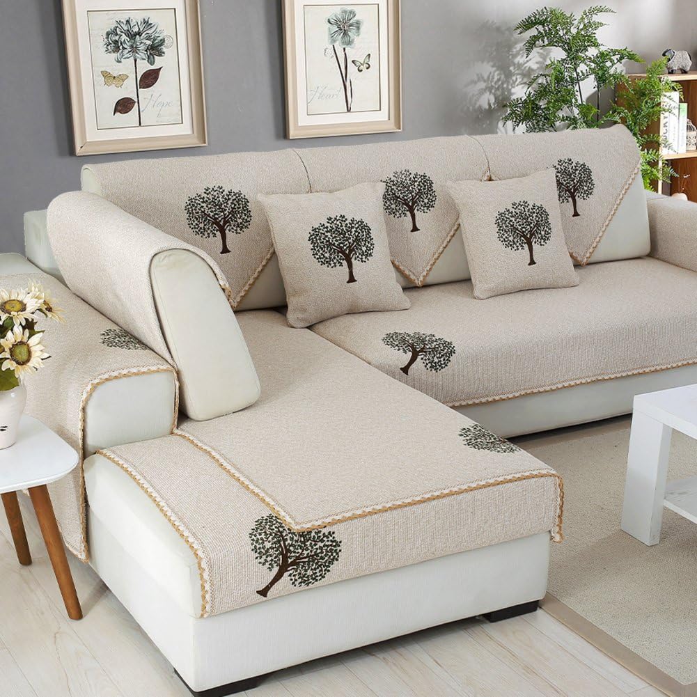 YANGYAYA Sofa slipcovers pets one piece,Sofa covers pet protection,Couch covers for pets dogs,Sofa protector sofa towel covers throws -D 110x240cm(43x94inch)
