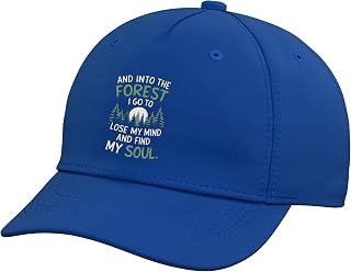 and Into The Forest I Go to Lose My Mind and Find My Soul Adjustable Baseball Hat