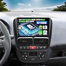 SIXWIN 6G+128G 8 Core Android 13 Car Radio for Fiat Doblo 2010-2015/Opel Combo 2011-2018 Wireless CarPlay Android Car, 9 Inch Touchscreen Navigator WiFi 5.0 MirrorLink DSP Bluetooth FM/RDS 32EQ SWC