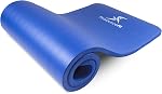 ProsourceFit 1 in and 1/2in Extra Thick Yoga Pilates Exercise Mat, Padded Workout Mat for Home, Non-Sip Yoga Mat for Men and Women