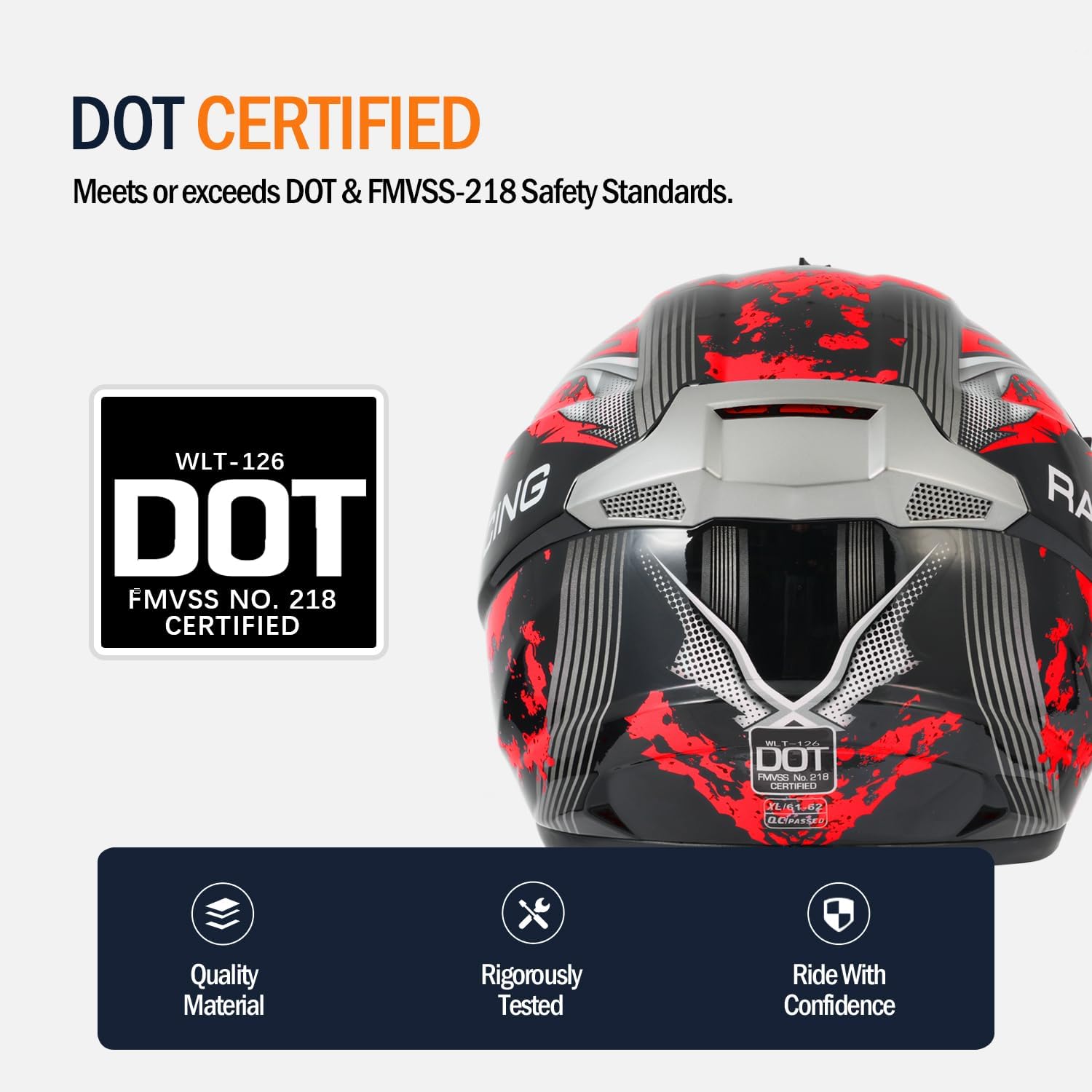 Youth Kids Dirt Bike Helmet Motocross ATV Dirtbike BMX MX Go-Kart 4-Wheeler Quad Offroad Motorcycle Helmet Goggles Gloves Mask DOT Certified