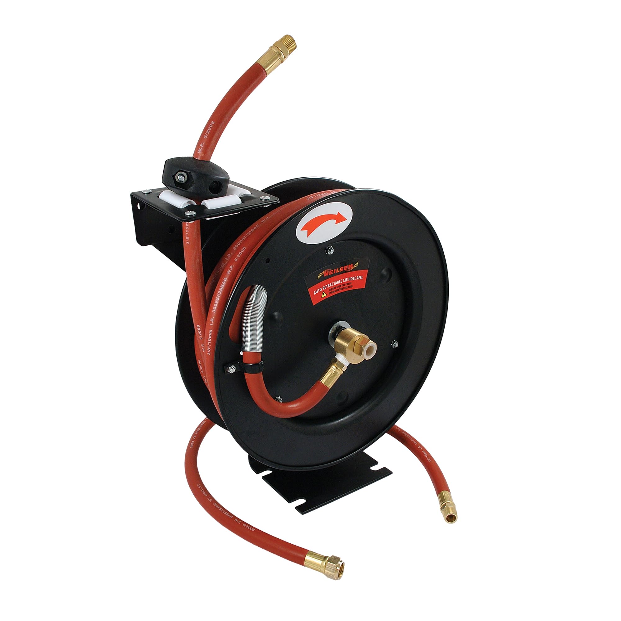 Neilsen CT1535 1/2in. x 50ft Hose Reel, Auto-Retractable Air Line, Working Pressure - 300psi