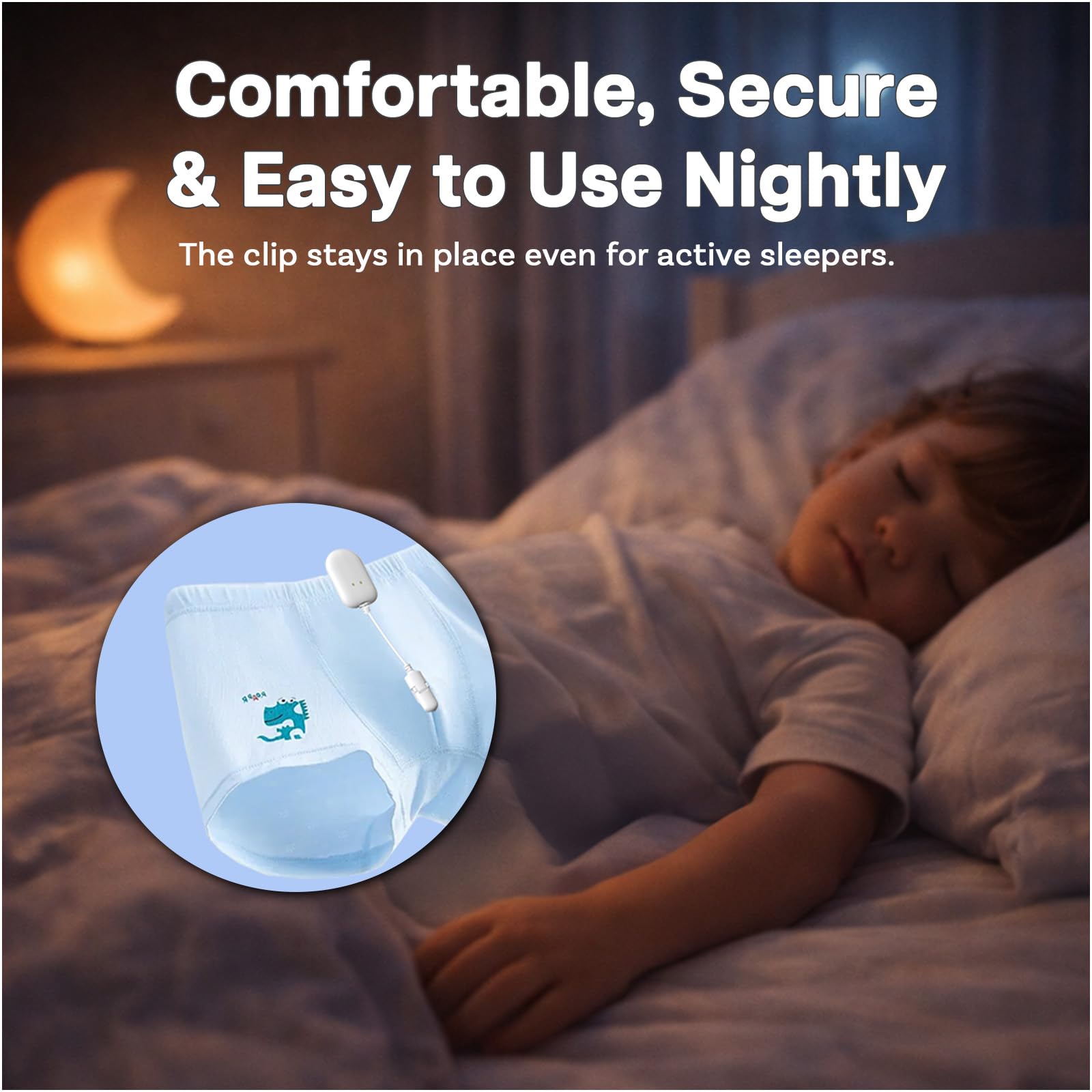 Kabelloser Bettnässer-Alarm für Kinder & Senioren von MMOBIEL – Sensor und Elternempfänger bis 10 m – Ton, Vibration & Licht – Alarmverlauf & USB Type-C wiederaufladbar