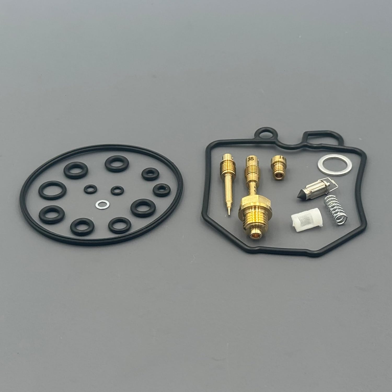 Carburetor Repair Rebuild Kit Fit for Honda GL1100 Goldwing 1980-1983(4 Pack) Main Jet #145 Pilot Jet #35
