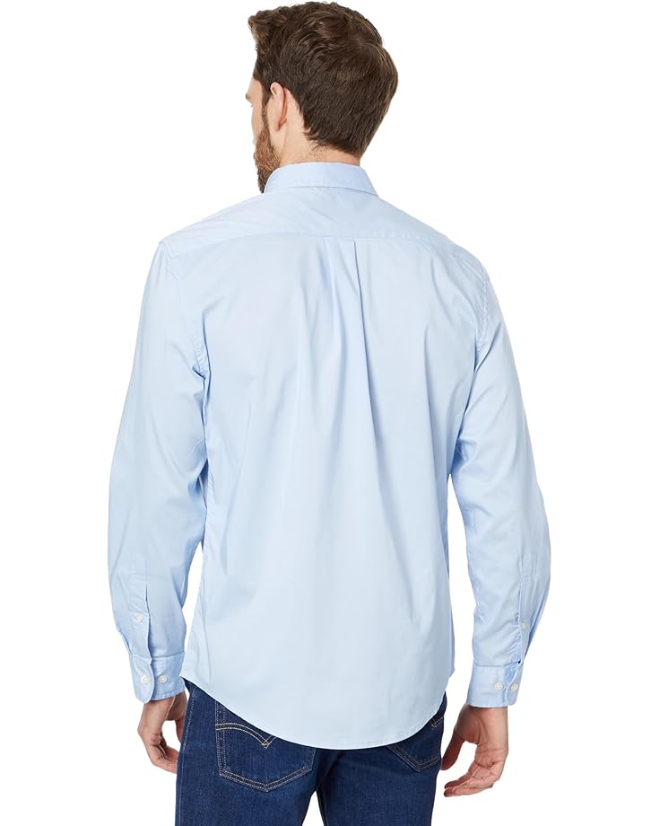 U.S. POLO ASSN. Long Sleeve Classic Fit 1 Pocket Solid Stretch Poplin Woven Shirt - #2 of 4