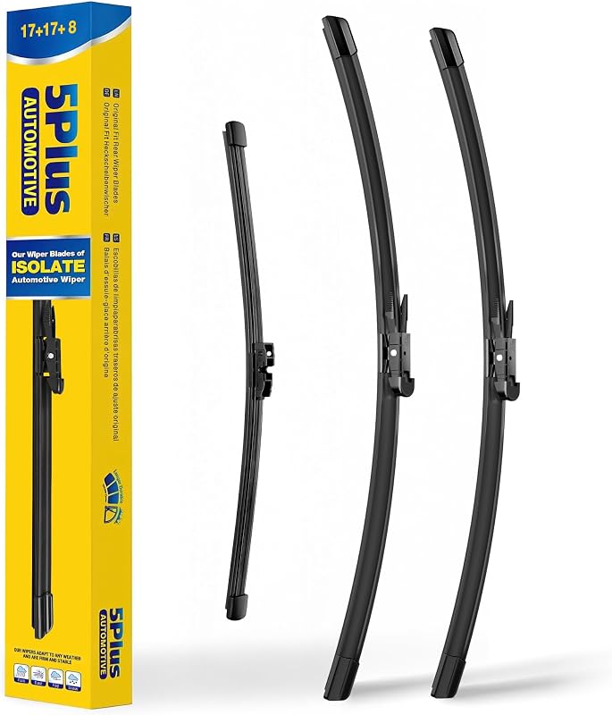 Palhetas do limpador de para-brisa 5 PLUS para Ford Bronco 2021–2026 – Conjunto com 3 unidades