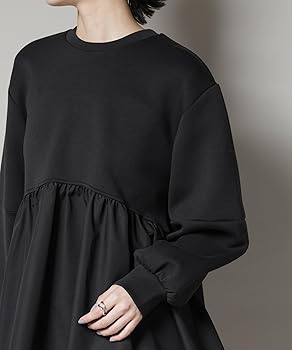 Amazon.co.jp: [ナノ・ユニバース] 布帛 コンビ ペプラム カット